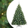 Sapin de Noël artificiel avec 300 LED Vert 180 cm PE et PVC 543776543776
