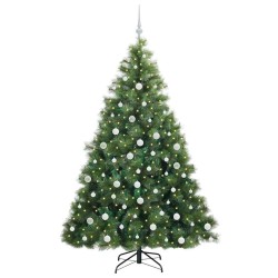 Sapin de Noël artificiel avec 300 LED Vert 180 cm PE et PVC 543776543776