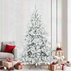 Sapin de Noël Artificiel à Branches Articulées Blanc 240 cm 543777543777