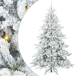 Sapin de Noël Artificiel à Branches Articulées Blanc 240 cm 543777543777