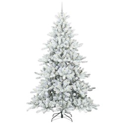 Sapin de Noël Artificiel à Branches Articulées Blanc 240 cm 543777543777