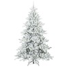 Sapin de Noël Artificiel à Branches Articulées Blanc 240 cm 543777543777