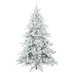 Sapin de Noël Artificiel à Branches Articulées Blanc 240 cm 543777543777