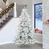 Sapin de Noël Artificiel à Branches Articulées Blanc 240 cm 543778543778