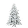 Sapin de Noël Artificiel à Branches Articulées Blanc 240 cm 543778543778