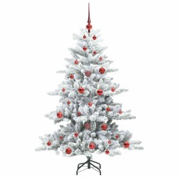 Sapin de Noël Artificiel à Branches Articulées Blanc 150 cm 543780543780