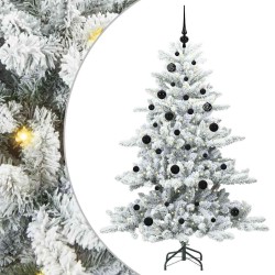 Sapin de Noël Artificiel à Branches Articulées Blanc 150 cm 543781543781