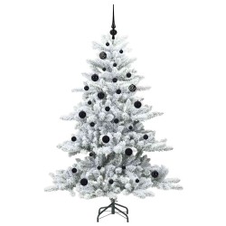 Sapin de Noël Artificiel à Branches Articulées Blanc 150 cm 543781543781