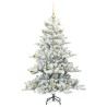 Sapin de Noël Artificiel à Branches Articulées Blanc 150 cm 543784543784