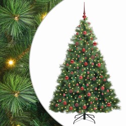 Sapin de Noël artificiel avec 300 LED Vert 180 cm PE et PVC 543785543785