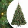 Sapin de Noël artificiel avec 300 LED Vert 180 cm PE et PVC 543785543785