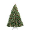 Sapin de Noël artificiel avec 300 LED Vert 180 cm PE et PVC 543785543785