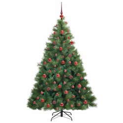 Sapin de Noël artificiel avec 300 LED Vert 180 cm PE et PVC 543785543785