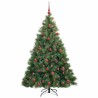 Sapin de Noël artificiel avec 300 LED Vert 180 cm PE et PVC 543785543785