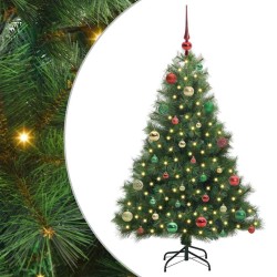 Sapin de Noël artificiel avec 150 LED Vert 150 cm PE et PVC 543786543786
