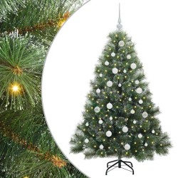 Sapin de Noël artificiel avec 150 LED Vert 150 cm PE et PVC 543788543788