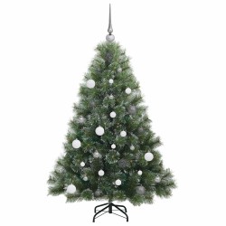 Sapin de Noël artificiel avec 150 LED Vert 150 cm PE et PVC 543789543789