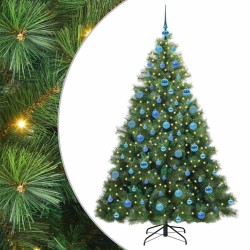 Sapin de Noël artificiel avec 300 LED Vert 180 cm PE et PVC 543791543791