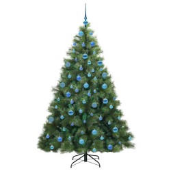 Sapin de Noël artificiel avec 300 LED Vert 180 cm PE et PVC 543791543791