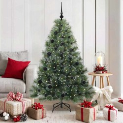Sapin de Noël artificiel avec 150 LED Vert 150 cm PE et PVC 543792543792