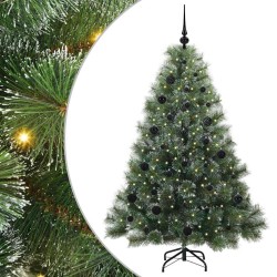 Sapin de Noël artificiel avec 150 LED Vert 150 cm PE et PVC 543792543792