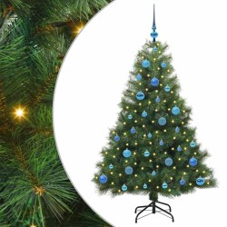 Sapin de Noël artificiel avec 150 LED Vert 150 cm PE et PVC 543794543794
