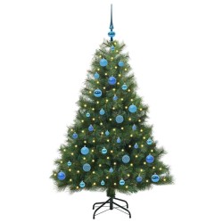 Sapin de Noël artificiel avec 150 LED Vert 150 cm PE et PVC 543794543794