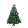 Sapin de Noël artificiel avec 150 LED Vert 150 cm PE et PVC 543794543794