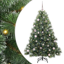 Sapin de Noël artificiel avec 150 LED Vert 150 cm PE et PVC 543795543795