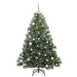 Sapin de Noël artificiel avec 150 LED Vert 150 cm PE et PVC 543795543795