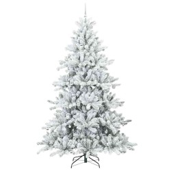 Sapin de Noël Artificiel à Branches Articulées Blanc 240 cm 543796543796