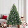 Sapin de Noël artificiel avec 300 LED Vert 180 cm PE et PVC 543797543797