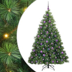 Sapin de Noël artificiel avec 300 LED Vert 180 cm PE et PVC 543797543797