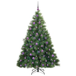 Sapin de Noël artificiel avec 300 LED Vert 180 cm PE et PVC 543797543797