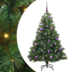 Sapin de Noël artificiel avec 150 LED Vert 150 cm PE et PVC 543799543799