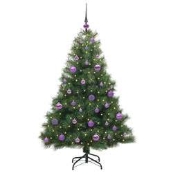 Sapin de Noël artificiel avec 150 LED Vert 150 cm PE et PVC 543799543799