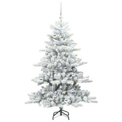 Sapin de Noël Artificiel à Branches Articulées Blanc 150 cm 543800543800