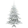 Sapin de Noël Artificiel à Branches Articulées Blanc 150 cm 543800543800