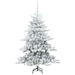 Sapin de Noël Artificiel à Branches Articulées Blanc 150 cm 543800543800