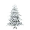 Sapin de Noël Artificiel à Branches Articulées Blanc 150 cm 543800543800