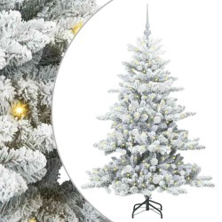 Sapin de Noël Artificiel à Branches Articulées Blanc 150 cm 543801543801