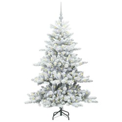Sapin de Noël Artificiel à Branches Articulées Blanc 150 cm 543801543801