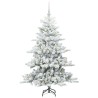 Sapin de Noël Artificiel à Branches Articulées Blanc 150 cm 543801543801