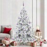 Sapin de Noël Artificiel à Branches Articulées Blanc 210 cm 543802543802