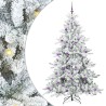 Sapin de Noël Artificiel à Branches Articulées Blanc 210 cm 543802543802