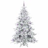 Sapin de Noël Artificiel à Branches Articulées Blanc 210 cm 543802543802