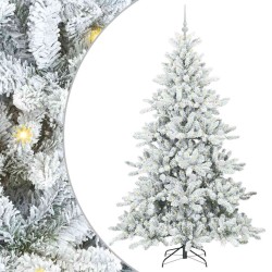 Sapin de Noël Artificiel à Branches Articulées Blanc 210 cm 543804543804