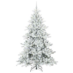Sapin de Noël Artificiel à Branches Articulées Blanc 210 cm 543804543804