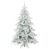 Sapin de Noël Artificiel à Branches Articulées Blanc 210 cm 543804543804