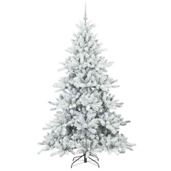 Sapin de Noël Artificiel à Branches Articulées Blanc 210 cm 543804543804